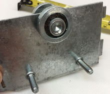 Load image into Gallery viewer, Strip Door Track Trolley 12&quot; Hinged System - Ball Bearing Roller Trolley with Plate Attachment - Allows Strip Doors to Slide