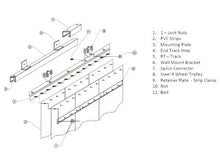Load image into Gallery viewer, Sliding Strip Curtain Doors - Bi Part &amp; Single Slide