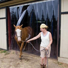 Load image into Gallery viewer, Barn Plastic Strip Door Curtain Flap Hi Quality Strip Door Kit