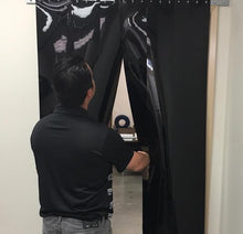 Load image into Gallery viewer, Black Strip Curtain Door Kit &quot;Blackout Strip Curtains&quot;