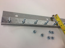 Load image into Gallery viewer, Face Mount Strip Door Hardware - 14 Gauge Heavy Duty Steel 3&#39; Section - Includes Lock Plates and Nuts