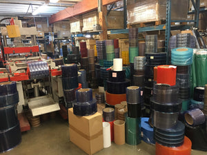 8" x .08" (2mm) Blue Weld PVC - Sold By The Foot
