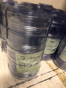 10 Replacement Strips - 8" X .08" Ribbed Standard at 84" long