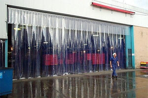 PVC Strip Door Curtain Kit - Vinyl Strip Door